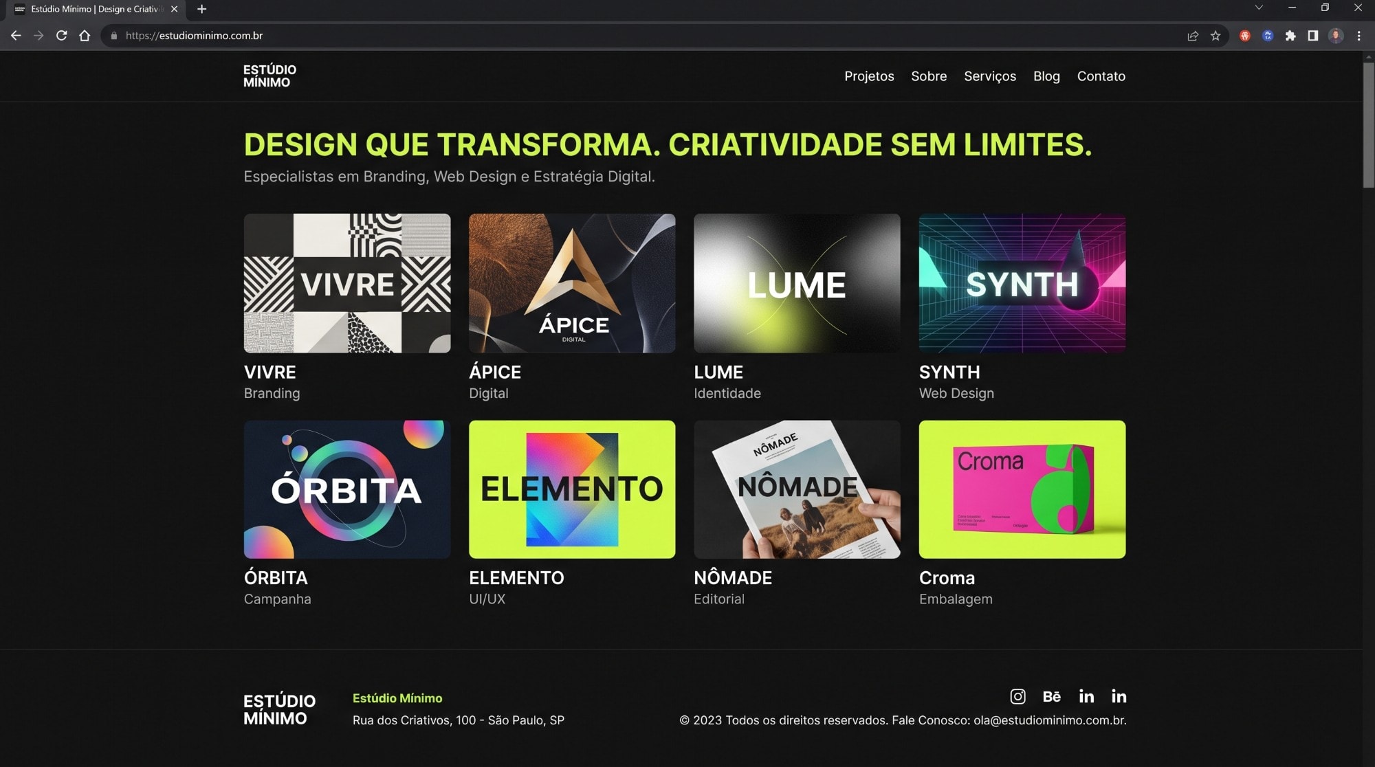 Estúdio Mínimo